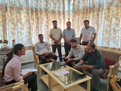 06-14 Enthusiastic participation in the Campus placement drive